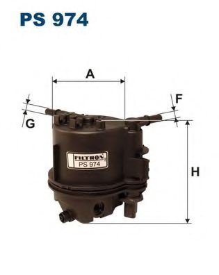Filtru combustibil CITROEN C3 I (FC) (2002 - 2016) FILTRON PS974 piesa NOUA