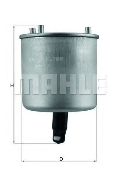 Filtru combustibil CITROEN C4 AIRCROSS (2010 - 2016) MAHLE ORIGINAL KL 788 piesa NOUA