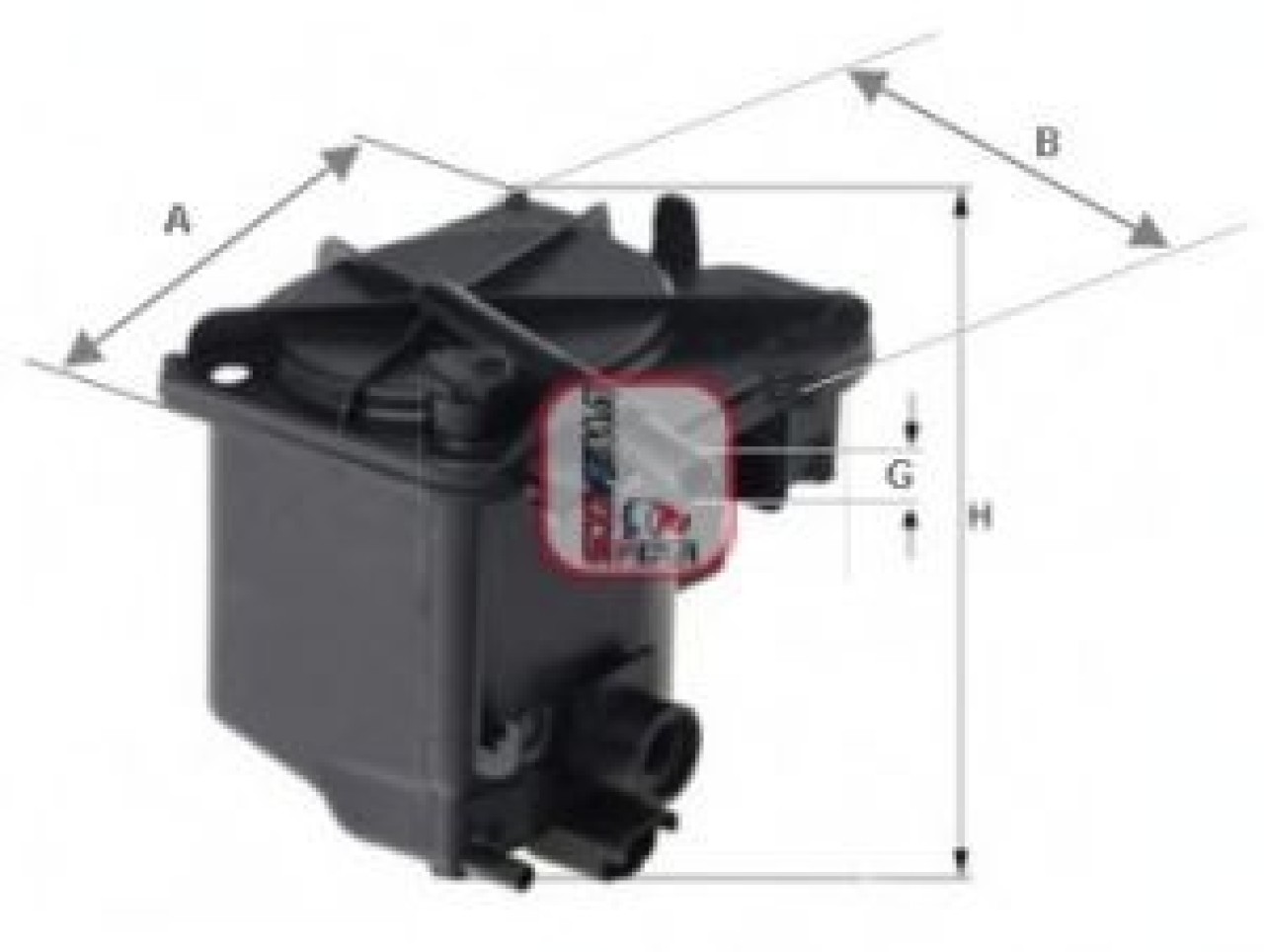 Filtru combustibil CITROEN C4 Grand Picasso I (UA) (2006 - 2016) SOFIMA S 7420 NR piesa NOUA