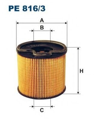 Filtru combustibil CITROEN C5 I (DC) (2001 - 2004) FILTRON PE816/3 piesa NOUA