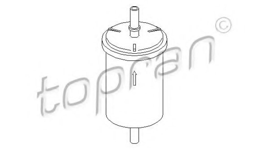 Filtru combustibil CITROEN SAXO (S0, S1) (1996 - 2004) TOPRAN 720 937 piesa NOUA