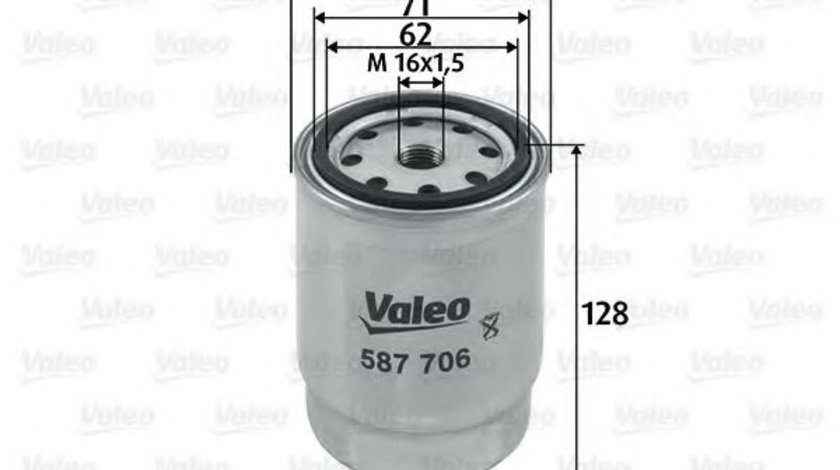 Filtru combustibil CITROEN SAXO (S0, S1) (1996 - 2004) VALEO 587706 piesa NOUA