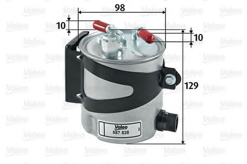 Filtru combustibil DACIA LOGAN (LS) (2004 - 2016) VALEO 587528 piesa NOUA