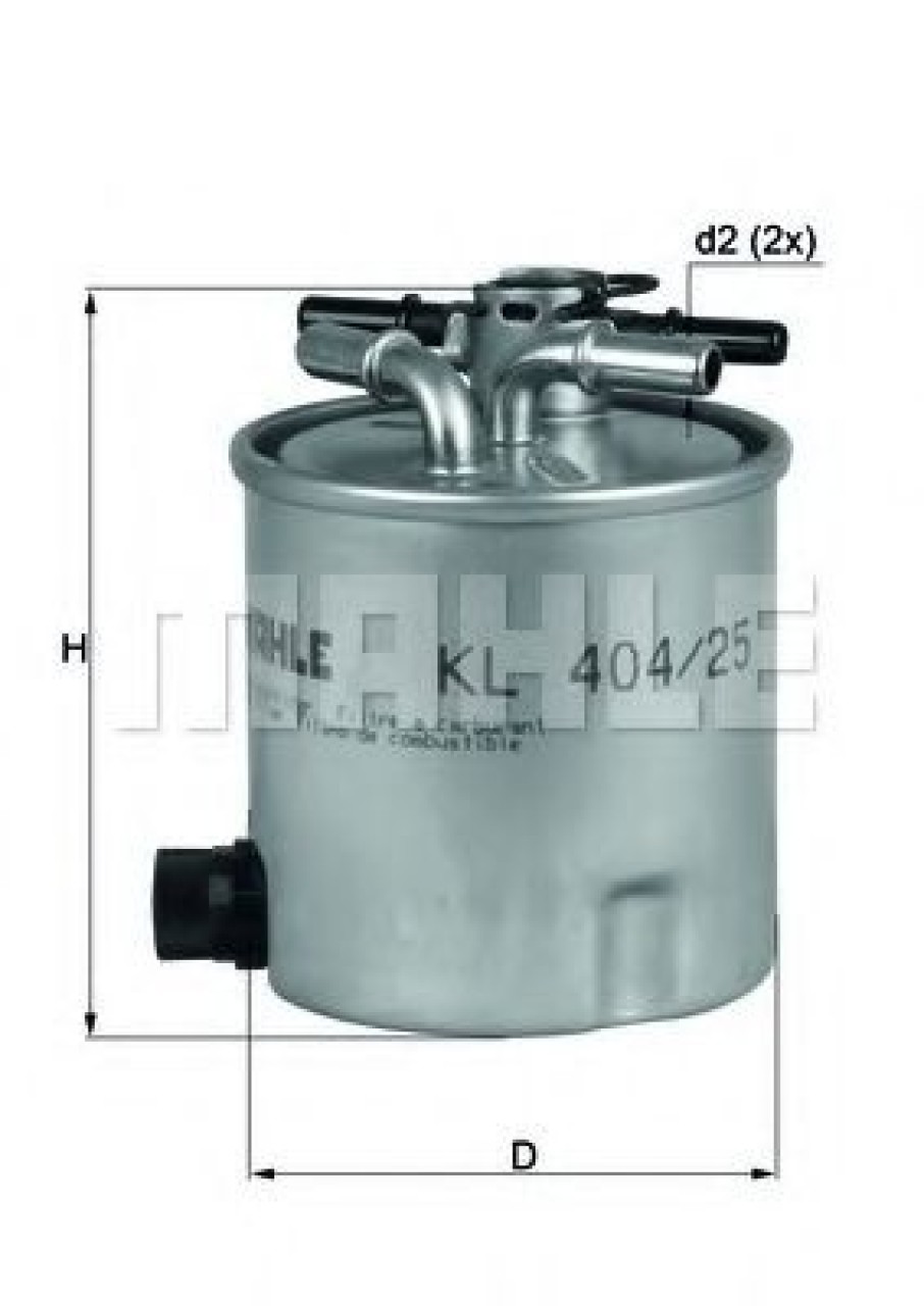 Filtru combustibil DACIA LOGAN (LS) (2004 - 2016) KNECHT KL 404/25 piesa NOUA