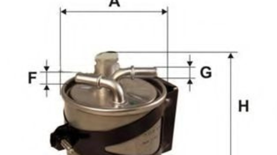 Filtru combustibil DACIA LOGAN MCV (KS) (2007 - 2016) FILTRON PP980/6 piesa NOUA