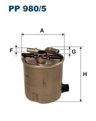 Filtru combustibil DACIA LOGAN MCV (KS) (2007 - 2016) FILTRON PP980/5 piesa NOUA