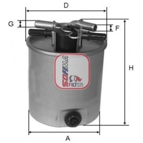 Filtru combustibil DACIA LOGAN MCV (KS) (2007 - 2016) SOFIMA S 5392 GC piesa NOUA