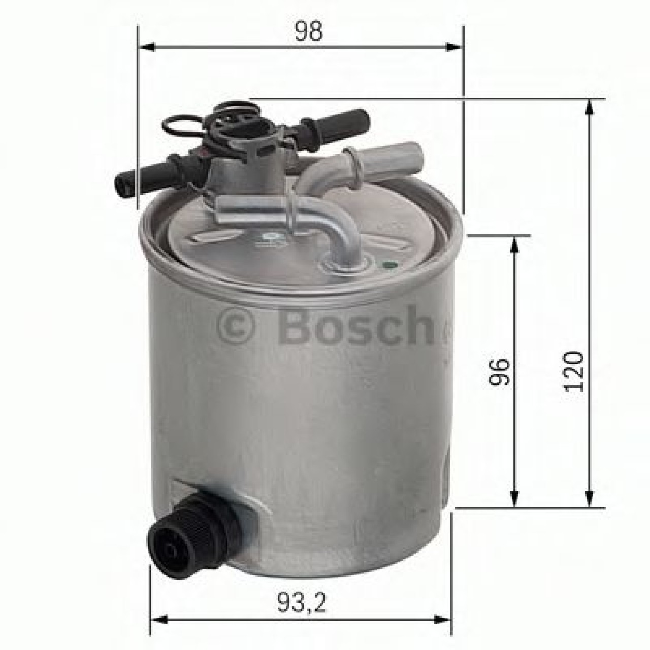 Filtru combustibil DACIA LOGAN Pick-up (US) (2008 - 2016) BOSCH F 026 402 019 piesa NOUA
