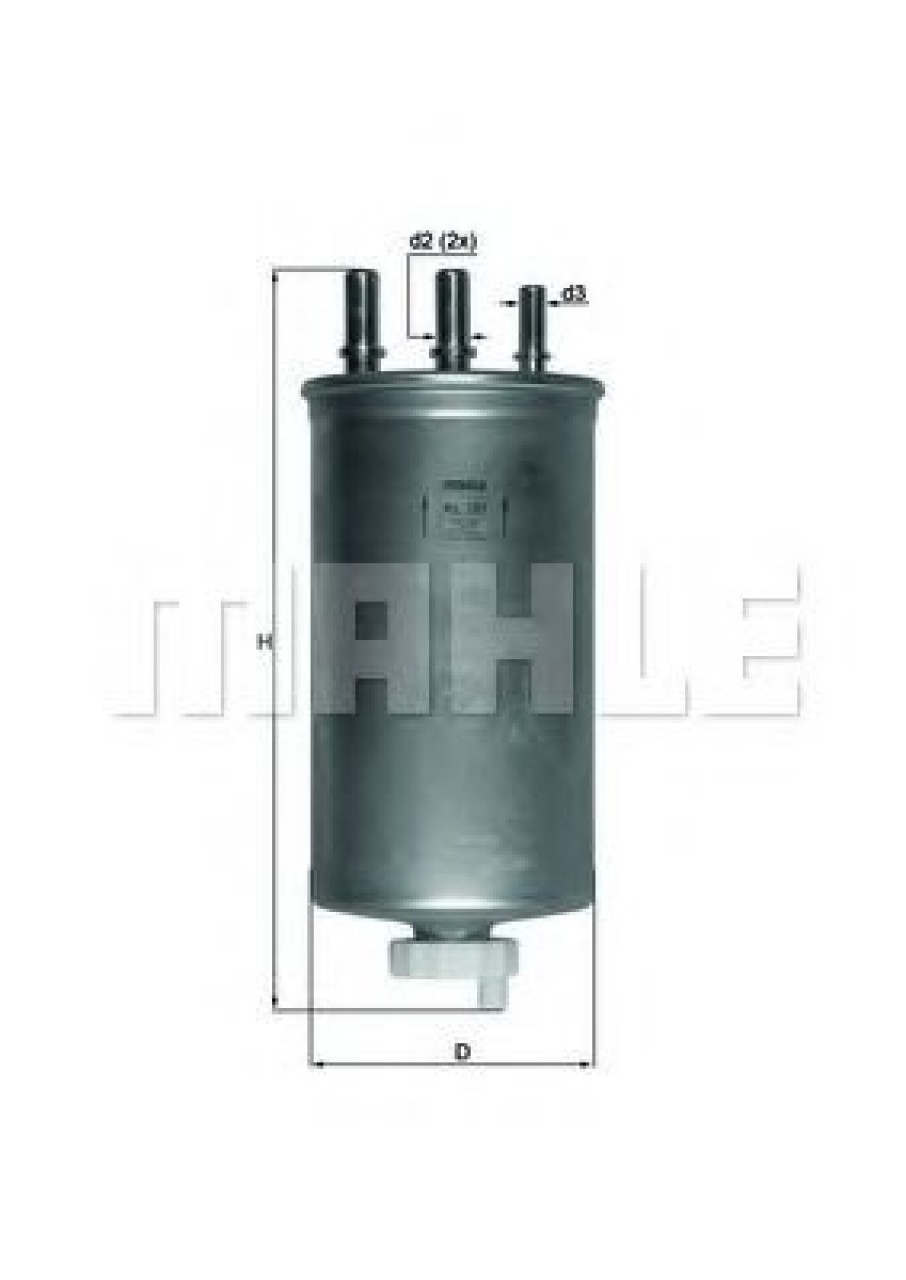 Filtru combustibil DACIA SANDERO (2008 - 2016) MAHLE ORIGINAL KL 781 piesa NOUA