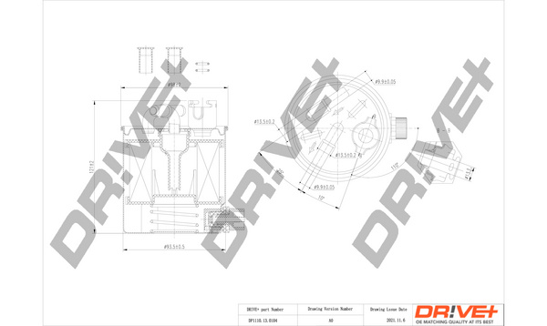Filtru combustibil (DP1110130104 DRIVE) NISSAN,RENAULT