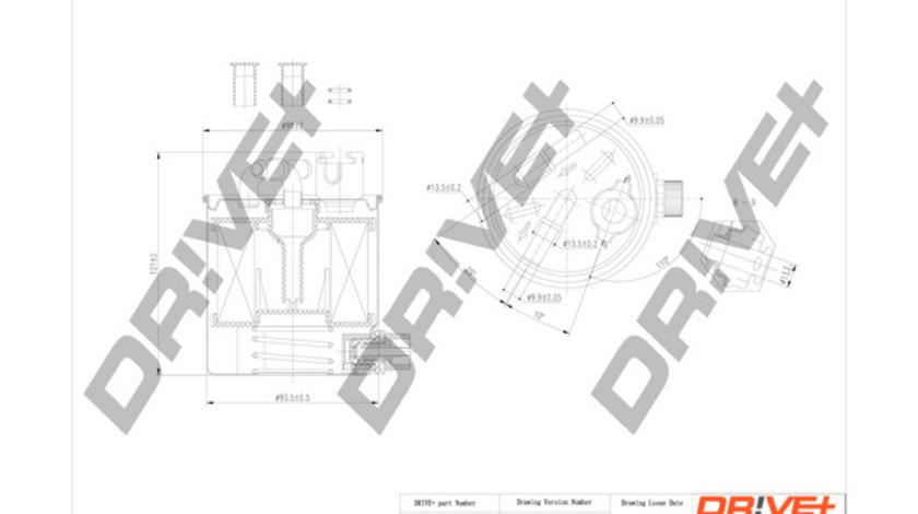 Filtru combustibil (DP1110130104 DRIVE) NISSAN,RENAULT