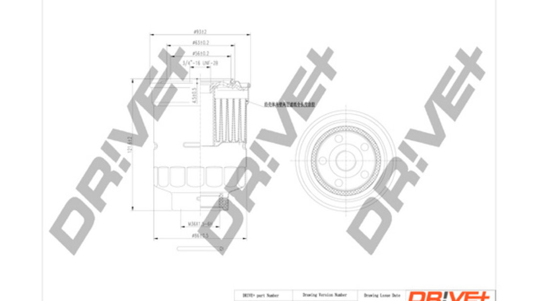 Filtru combustibil (DP1110130106 DRIVE) TOYOTA