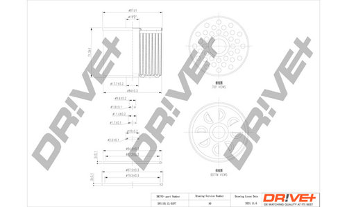 Filtru combustibil (DP1110130107 DRIVE) ALFA ROMEO,ARO,AUDI,BEDFORD,BMC,CARBODIES,CASE IH,CHEVROLET,...