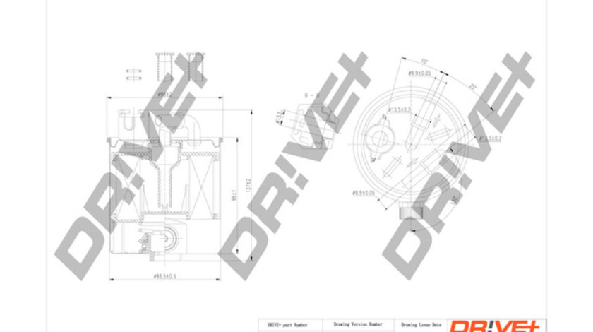 Filtru combustibil (DP1110130126 DRIVE) DACIA,RENAULT