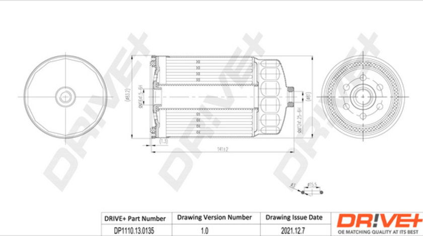 Filtru combustibil (DP1110130135 DRIVE) HYUNDAI,KIA