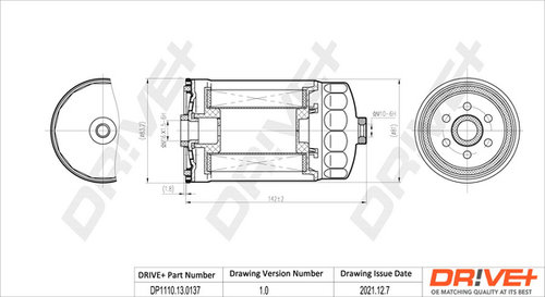 Filtru combustibil (DP1110130137 DRIVE) HYUNDAI,KIA