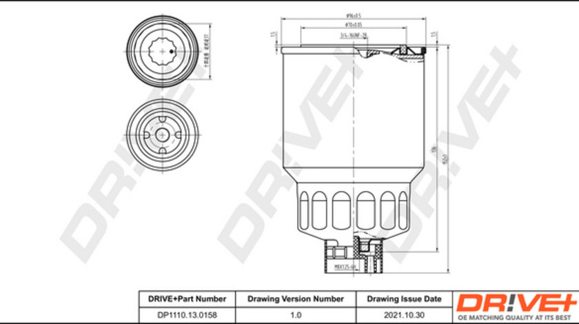 Filtru combustibil (DP1110130158 DRIVE) NISSAN