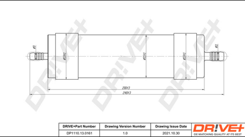 Filtru combustibil (DP1110130161 DRIVE) AUDI,SEAT