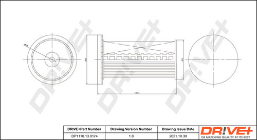 Filtru combustibil (DP1110130174 DRIVE) PORSCHE,VW