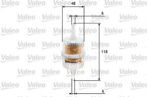 Filtru combustibil FIAT CROMA (154) (1985 - 1996) VALEO 587005 piesa NOUA