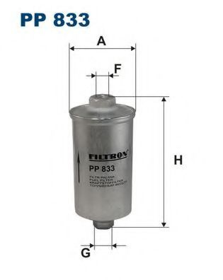 Filtru combustibil FIAT CROMA (154) (1985 - 1996) FILTRON PP833 piesa NOUA