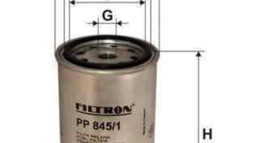 filtru combustibil FIAT DUCATO caroserie (230L) FILTRON PP845/1