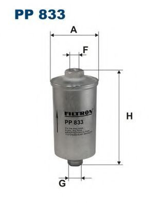 Filtru combustibil FIAT DUCATO caroserie (290) (1989 - 1994) FILTRON PP833 piesa NOUA