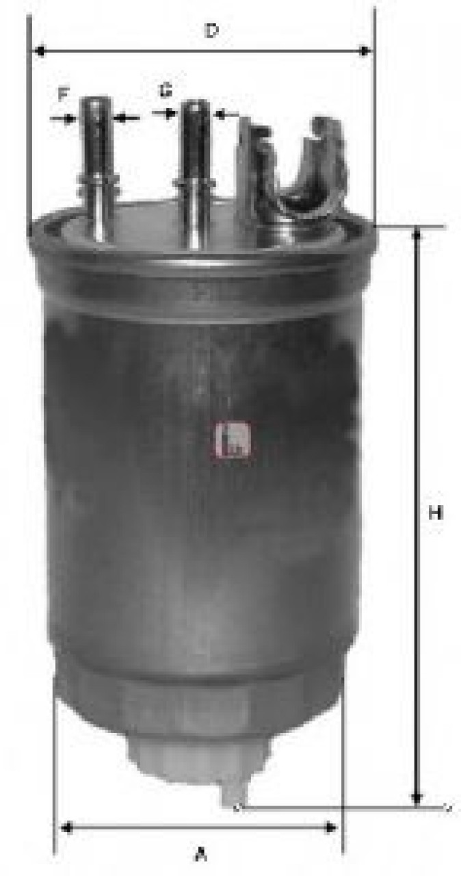 Filtru combustibil FIAT PALIO Weekend (178DX) (1996 - 2016) SOFIMA S 4412 NR piesa NOUA