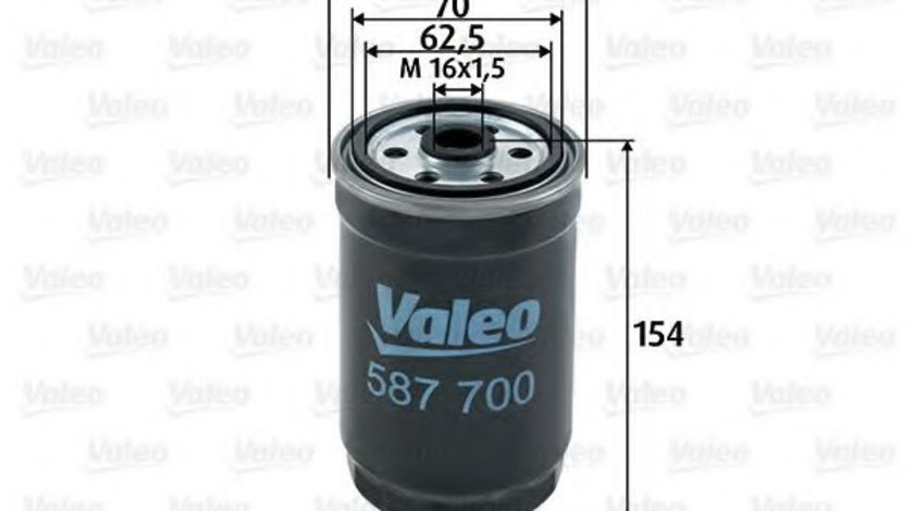 Filtru combustibil FIAT PUNTO Van (176L) (1996 - 2000) VALEO 587700 piesa NOUA