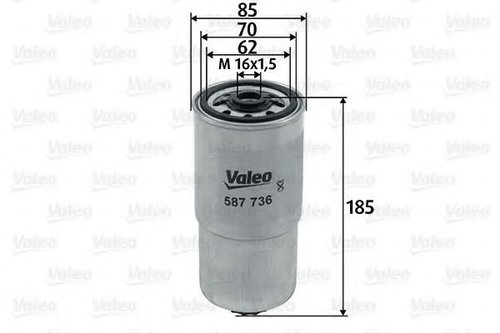 Filtru combustibil FIAT PUNTO Van (188AX) (2000 - 2009) VALEO 587736 piesa NOUA