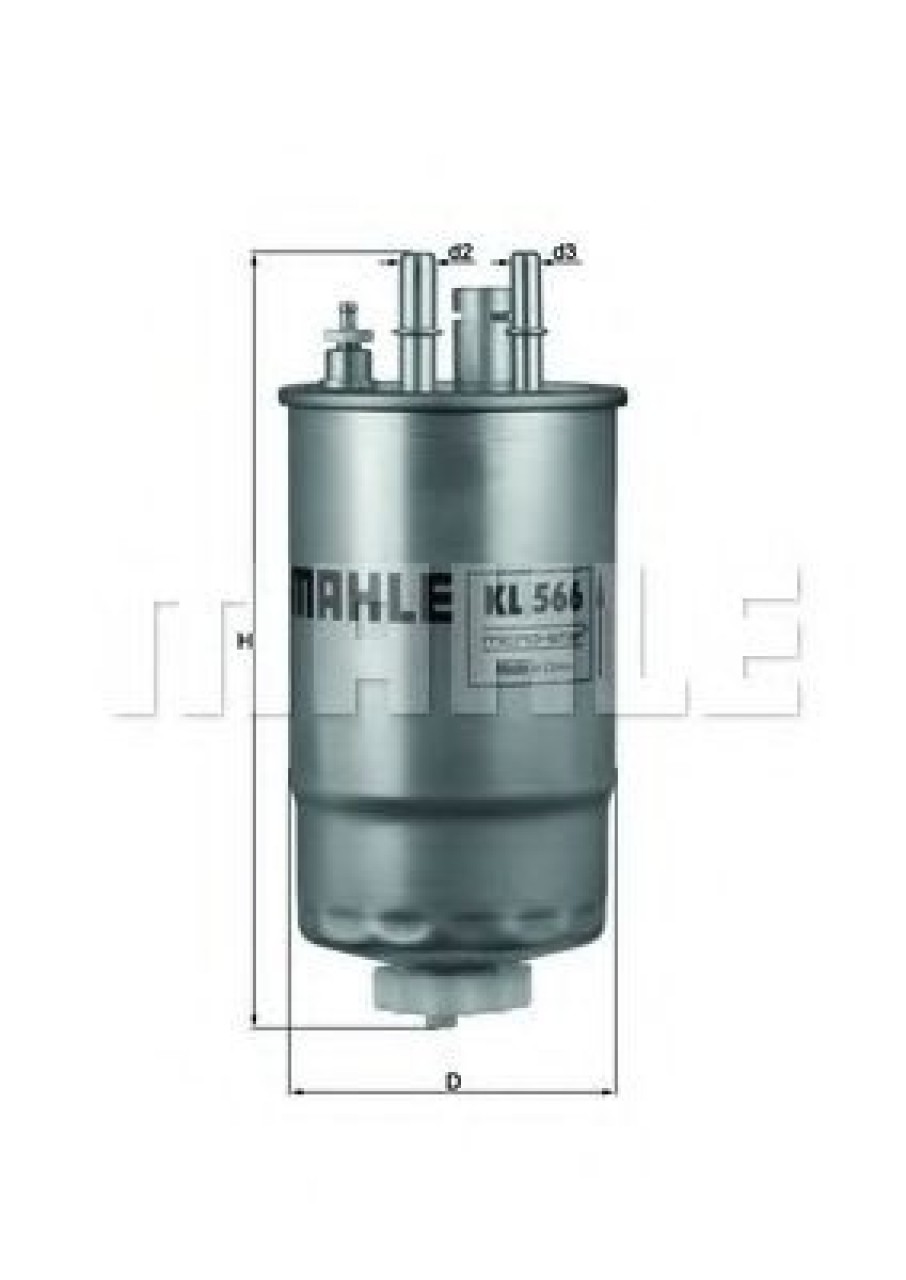 Filtru combustibil FIAT QUBO (225) (2008 - 2016) KNECHT KL 566 piesa NOUA