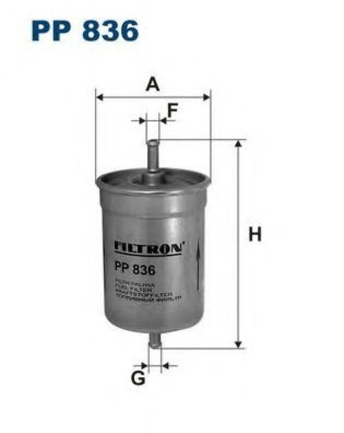 Filtru combustibil FIAT STRADA II (138A) (1982 - 1988) FILTRON PP836 piesa NOUA