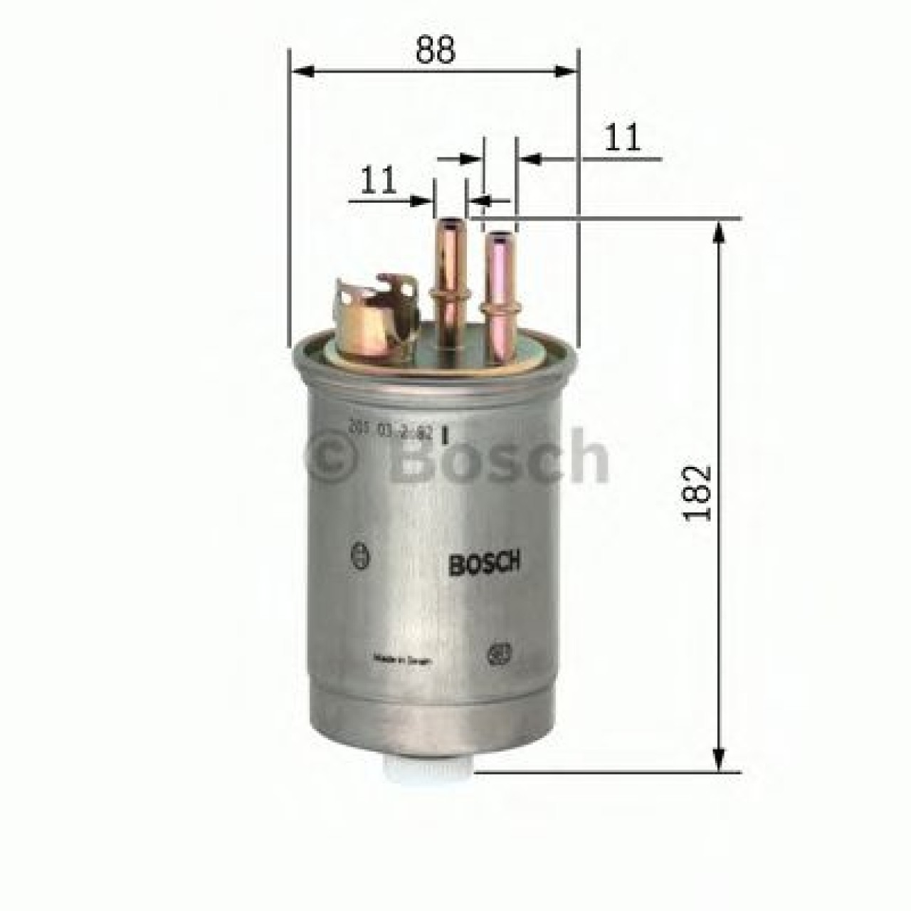 Filtru combustibil FIAT STRADA pick-up (178E) (1998 - 2016) BOSCH 0 450 906 452 piesa NOUA