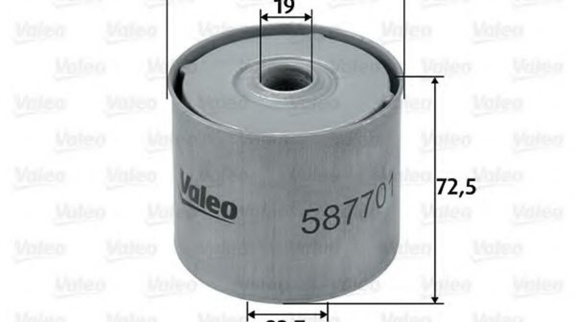 Filtru combustibil FORD COURIER (F3L, F5L) (1991 - 1996) VALEO 587701 piesa NOUA