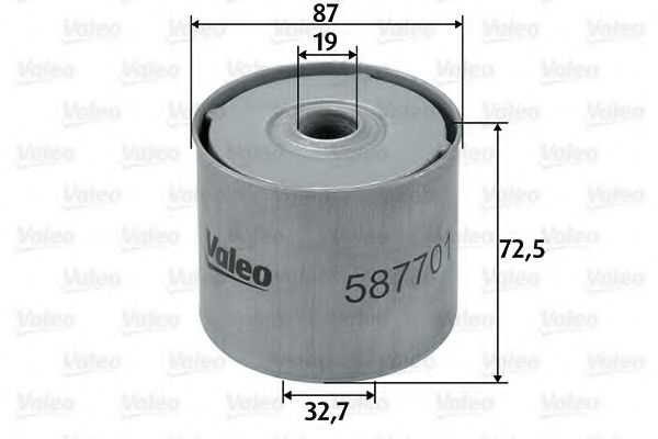 Filtru combustibil FORD FIESTA IV (JA, JB) (1995 - 2002) VALEO 587701 piesa NOUA