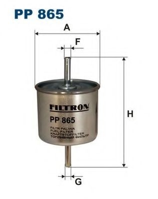 Filtru combustibil FORD FIESTA IV (JA, JB) (1995 - 2002) FILTRON PP865 piesa NOUA