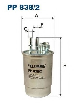 Filtru combustibil FORD FOCUS Combi (DNW) (1999 - 2007) FILTRON PP838/2 piesa NOUA