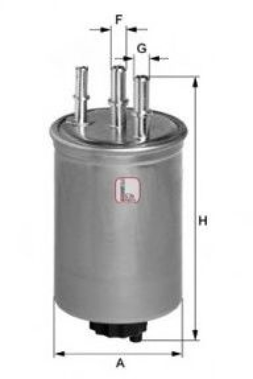 Filtru combustibil FORD FOCUS (DAW, DBW) (1998 - 2007) SOFIMA S 4445 NR piesa NOUA