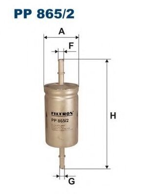 Filtru combustibil FORD FOCUS II Combi (DA) (2004 - 2012) FILTRON PP865/2 piesa NOUA