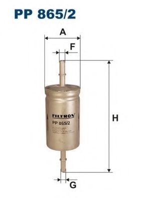Filtru combustibil FORD FOCUS II (DA) (2004 - 2012) FILTRON PP865/2 piesa NOUA