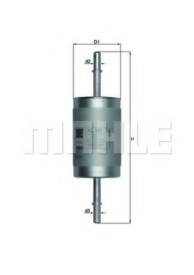 Filtru combustibil FORD FOCUS Limuzina (DFW) (1999 - 2007) KNECHT KL 181 piesa NOUA