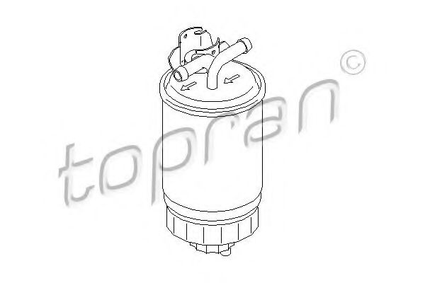 Filtru combustibil FORD GALAXY (WGR) (1995 - 2006) TOPRAN 109 243 piesa NOUA