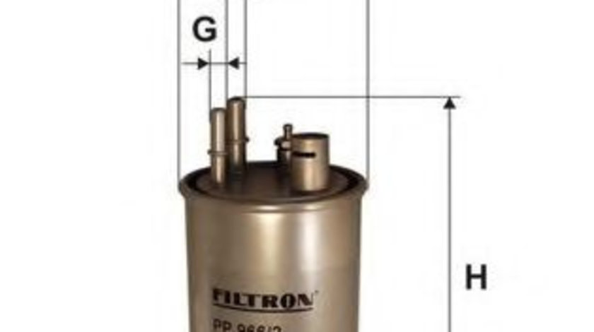 Filtru combustibil FORD KA (RU8) (2008 - 2016) FILTRON PP966/2 piesa NOUA