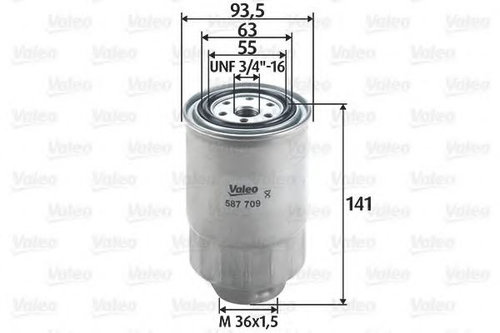 Filtru combustibil FORD RANGER (ER, EQ) (1998 - 2006) VALEO 587709 piesa NOUA