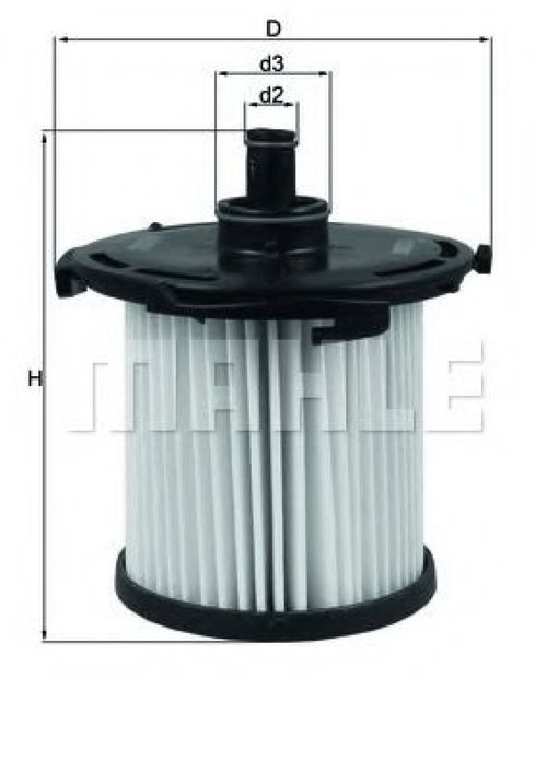 Filtru combustibil FORD TOURNEO CUSTOM bus (2012 - 2016) MAHLE ORIGINAL KX 387D piesa NOUA