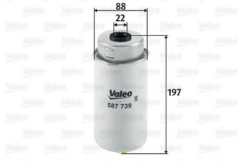 Filtru combustibil FORD TRANSIT bus (2006 - 2014) VALEO 587739 piesa NOUA