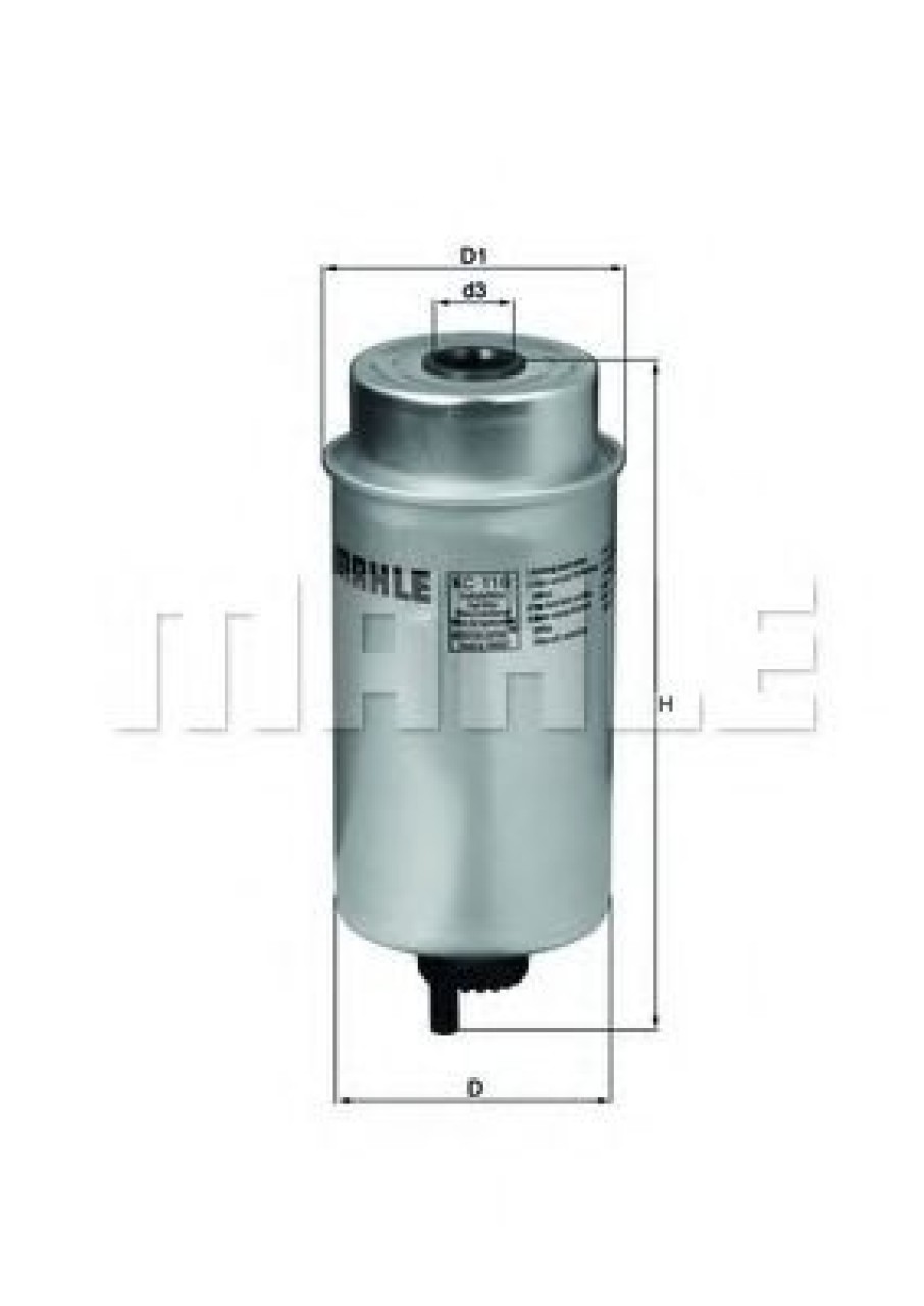 Filtru combustibil FORD TRANSIT bus (FD, FB, FS, FZ, FC) (2000 - 2006) KNECHT KC 116 piesa NOUA