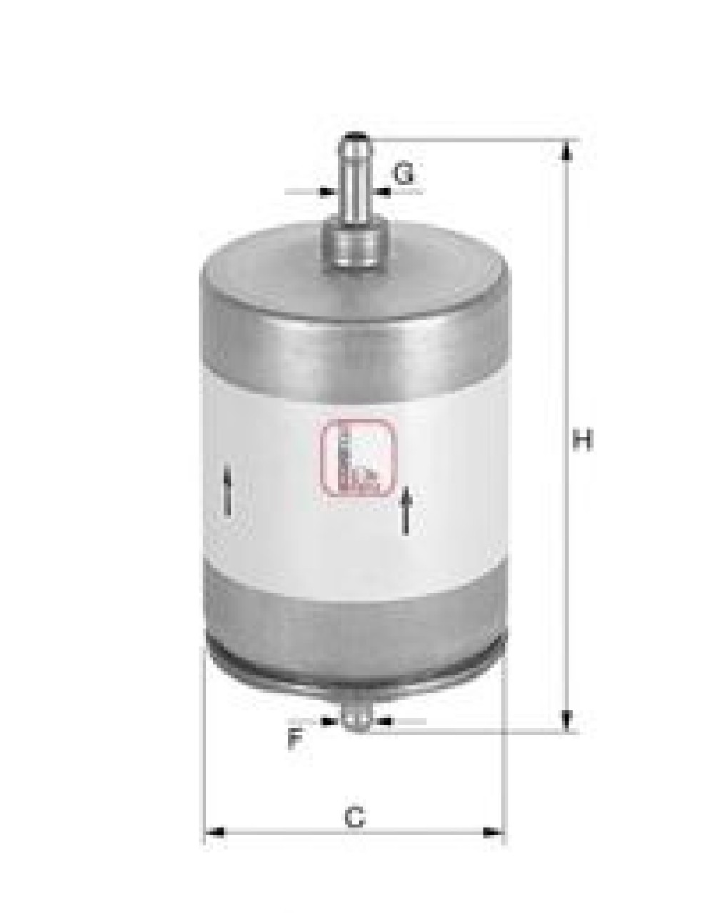 Filtru combustibil FORD TRANSIT caroserie (2006 - 2014) SOFIMA S 1817 B piesa NOUA