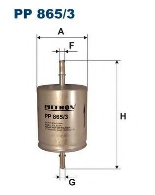 Filtru combustibil FORD TRANSIT caroserie (2006 - 2014) FILTRON PP865/3 piesa NOUA