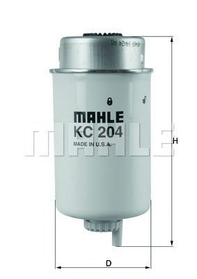 Filtru combustibil FORD TRANSIT caroserie (FA) (2000 - 2006) MAHLE ORIGINAL KC 204 piesa NOUA